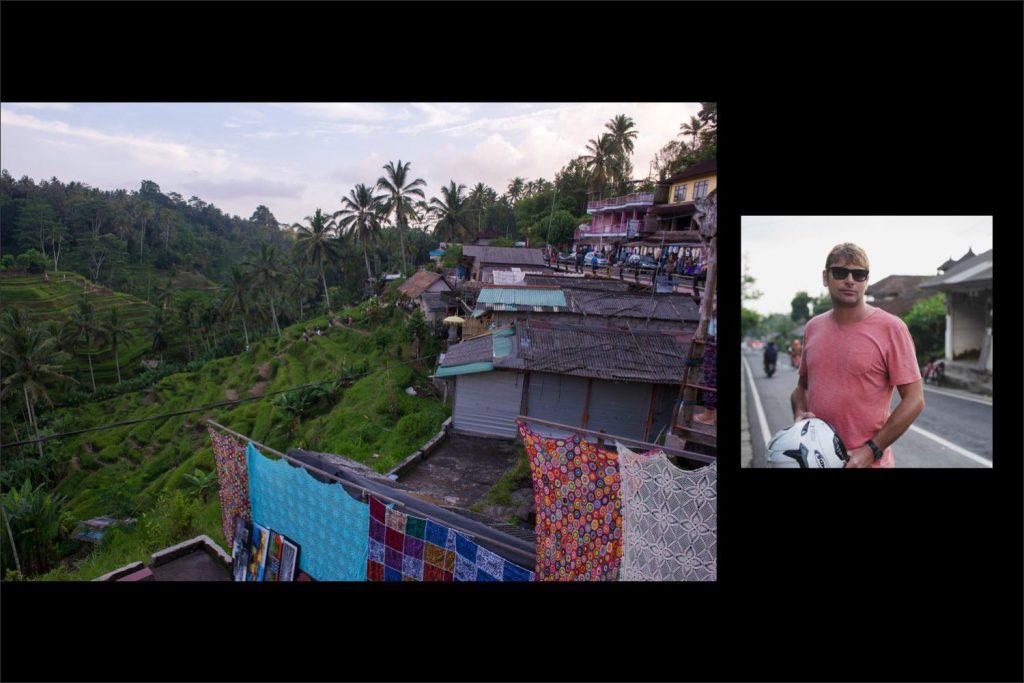 Photographer Bali: rice fields and the shacks with Ben Wyatt.