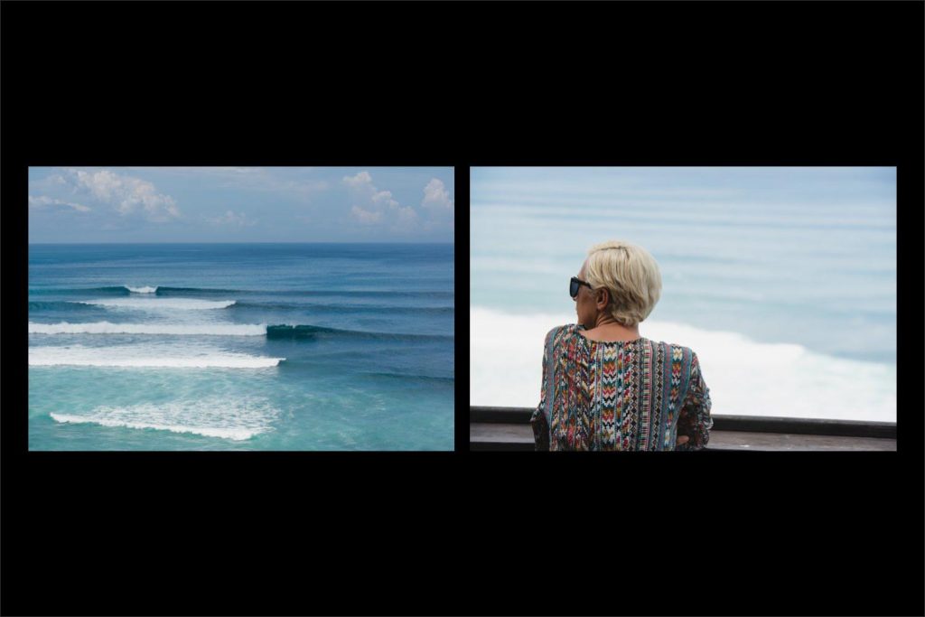 Photographer Bali: watching mighty waves.