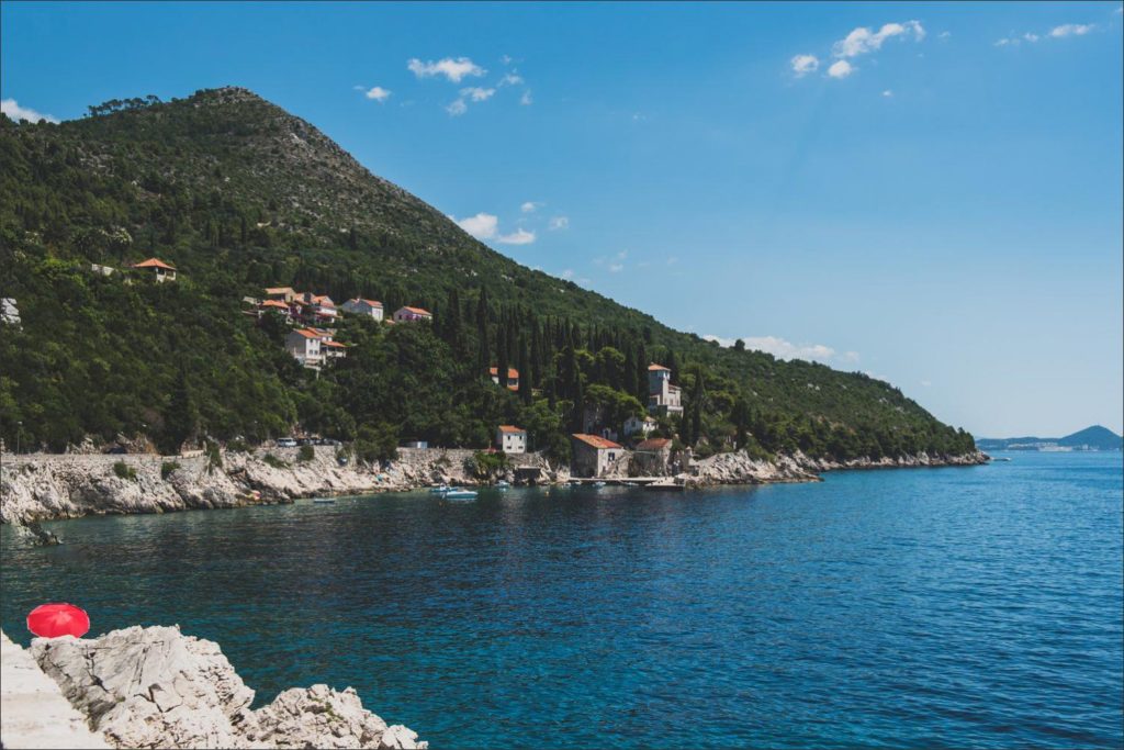 Croatia wedding photographer: beautiful Adriatic sea outside Dubrovnik by Ben Wyatt.