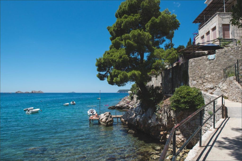Croatia wedding photographer: Dubrovnik coast and the pine trees by Ben Wyatt.