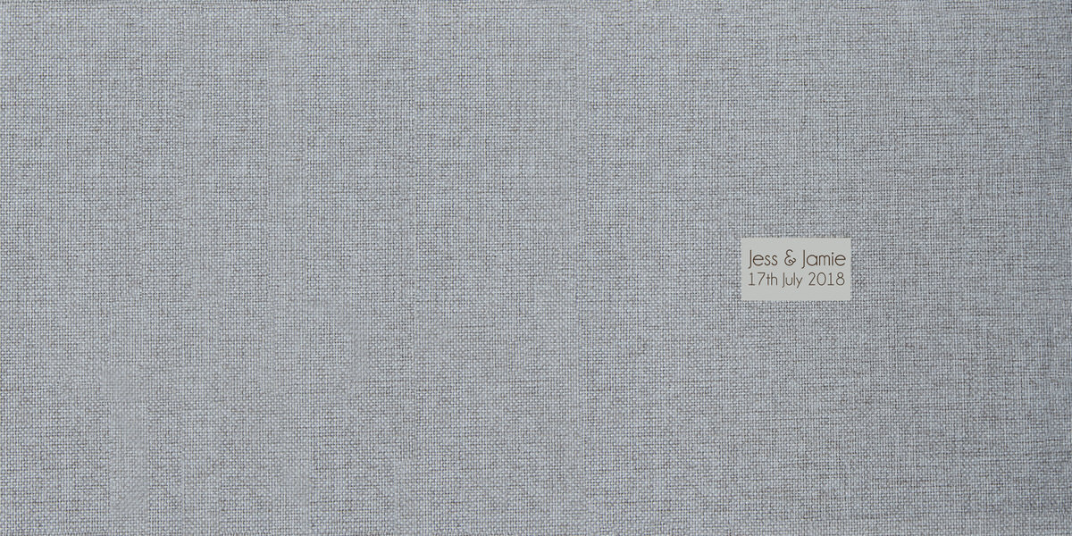 Santorini wedding album layout.