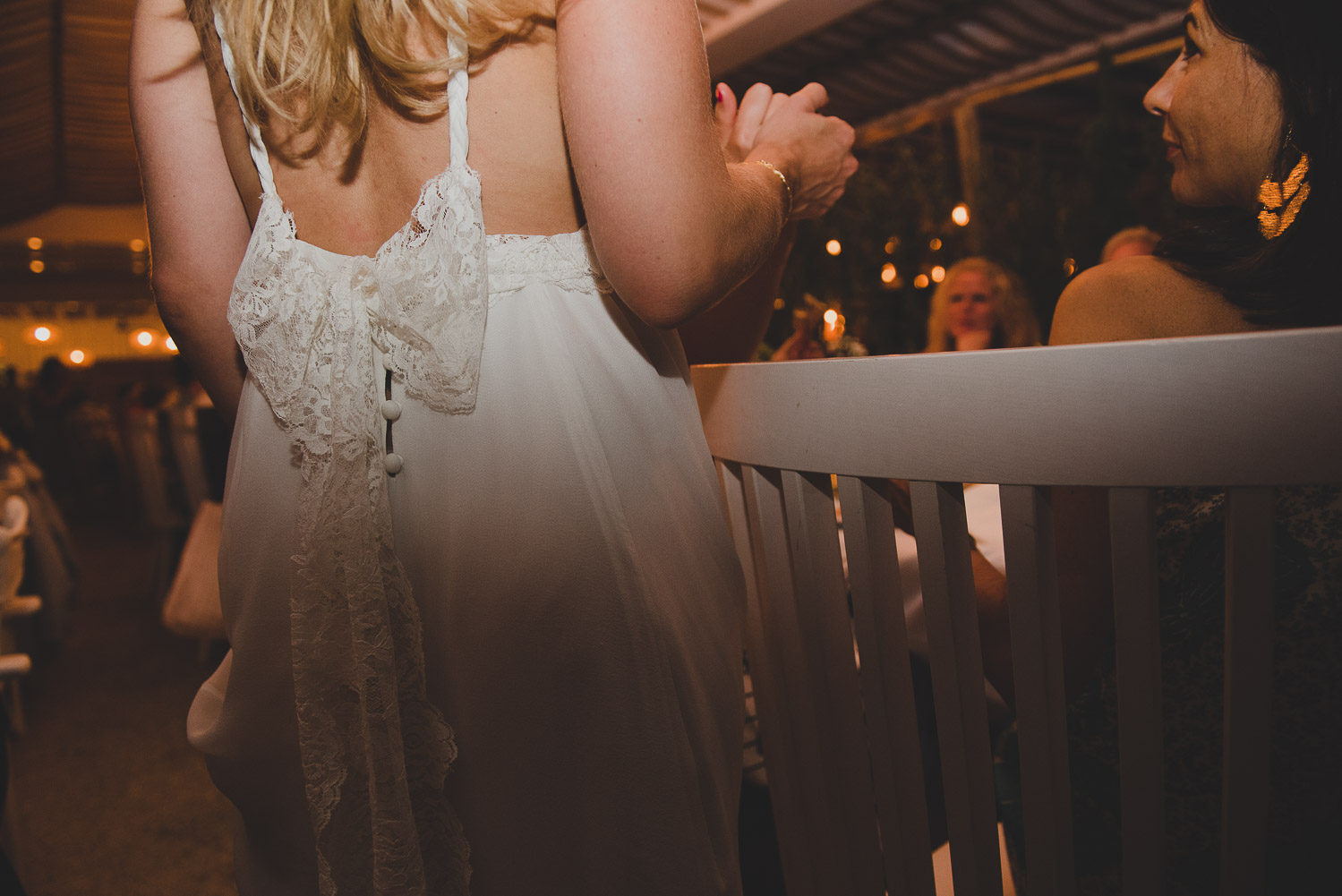 Wedding photographer Mykonos: gorgeous lace belt and the wedding dress at Elia for Mykonos wedding.